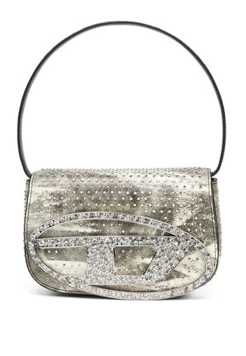 Diesel crystal-embellished shoulder bag - Verde