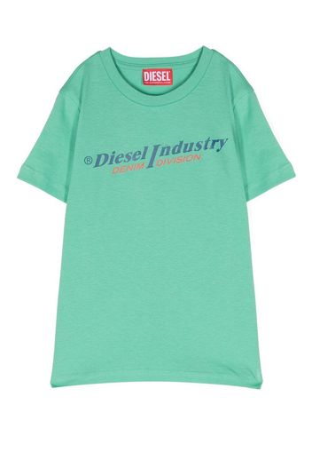 Diesel Kids logo-print T-shirt - Verde