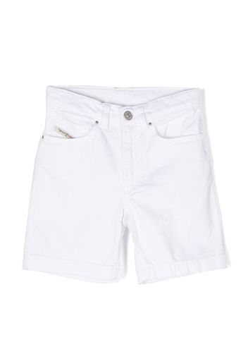 Diesel Kids classic denim shorts - Bianco