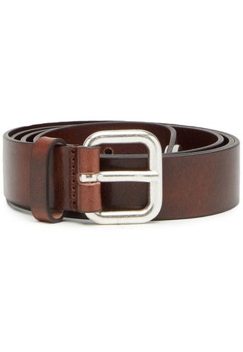 Diesel B-Inlay leather belt - Marrone