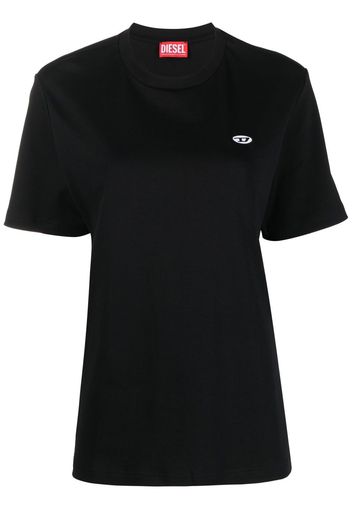 Diesel embroidered-logo cotton T-shirt - Nero