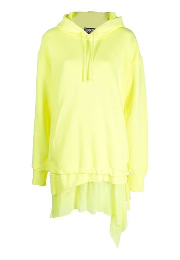 Diesel D-Role handkerchief hoodie dress - Giallo