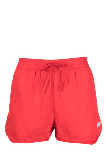 Diesel Bmbx-Jesper logo-print swim shorts - Rosso