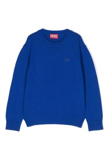 Diesel Kids Felpa con ricamo - Blu