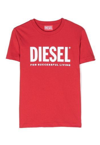 Diesel Kids T-shirt con stampa - Rosso