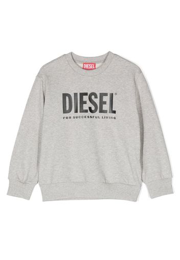 Diesel Kids Felpa con stampa - Grigio