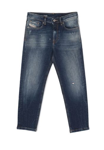 Diesel Kids D-Lucas-J tapered-leg jeans - Blu