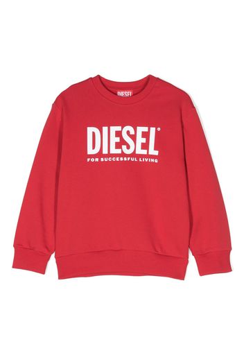 Diesel Kids Felpa con stampa - Rosso