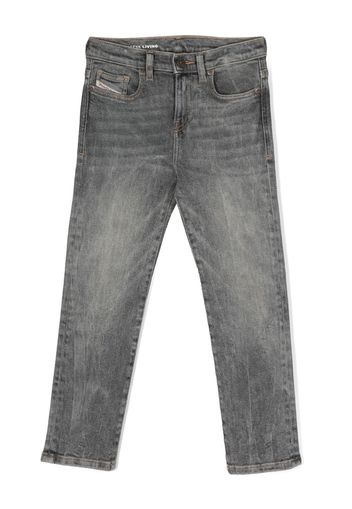 Diesel Kids Jeans dritti D-Viker - Grigio