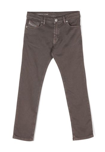 Diesel Kids 1995-J straight-leg jeans - Marrone