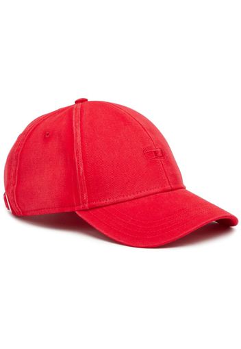 Diesel C-Run cotton baseball cap - Rosso