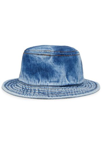 Diesel C-Lib-Fisher denim bucket hat - Blu
