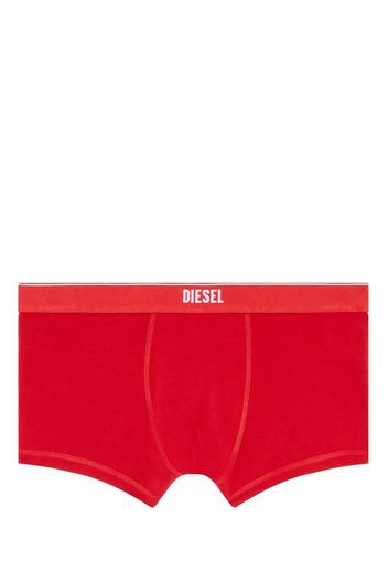 Diesel logo-print stretch-cotton boxers - Rosso