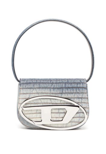 Diesel 1DR logo plaque bag - Blu