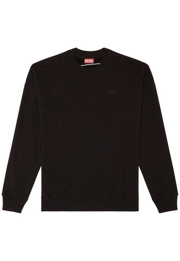 Diesel Oval-D cotton sweatshirt - Nero