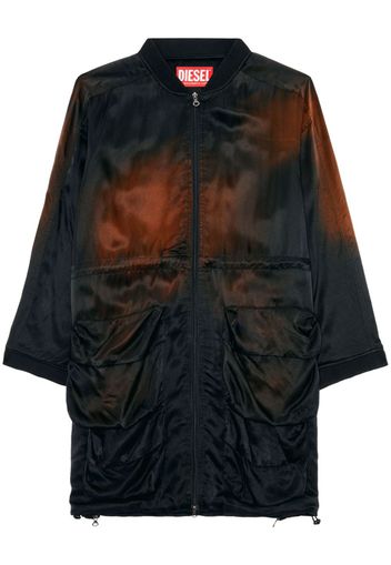 Diesel D-Saran satin shirtdress - Nero