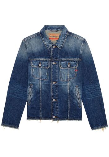 Diesel D-Barcy-S denim trucker jacket - Blu