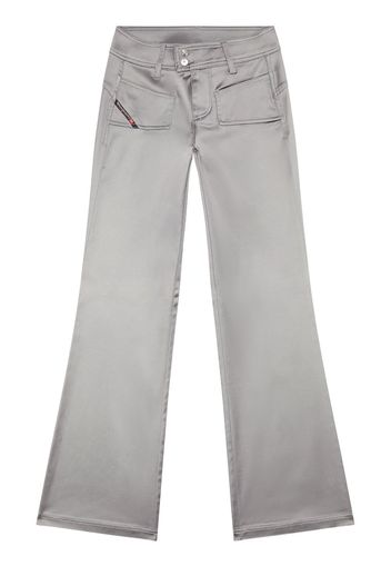 Diesel low-rise flared trousers - Grigio