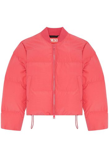 Diesel W-Oluch quilted puffer jacket - Rosa