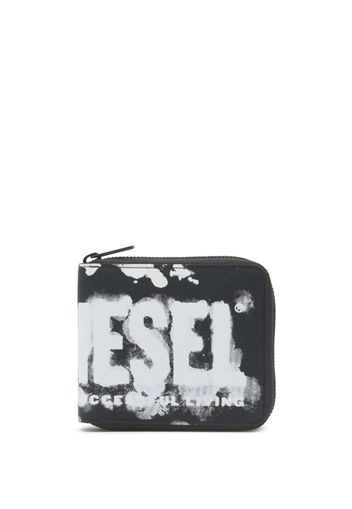 Diesel Bi-fold zipped wallet - Nero