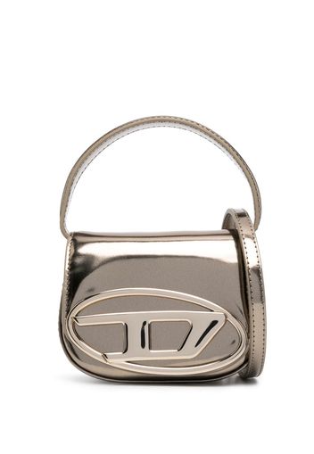 Diesel 1DR-XS-S logo plaque metallic minibag - Oro