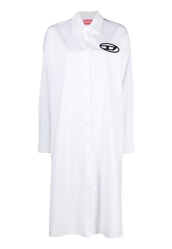 Diesel D-Lun shirt dress - Bianco