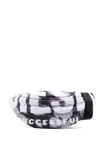 Diesel Rave logo-print belt bag - Grigio