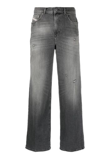 Diesel stonewashed wide-leg jeans - Grigio