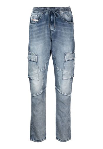 Diesel D-Ursy Track slim-cut jeans - Blu