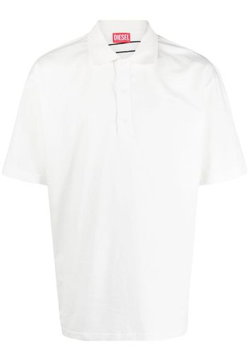 Diesel Oval D organic cotton polo shirt - Bianco