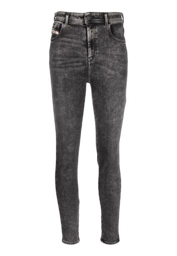 Diesel Slandy mid-rise skinny jeans - Grigio