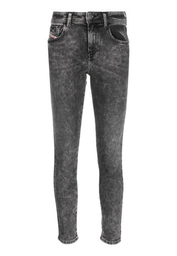 Diesel Slandy low-rise skinny jeans - Grigio