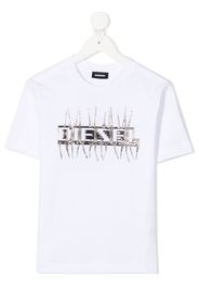 logo embellished T-shirt