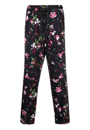 Diesel Pantaloni a fiori - Nero