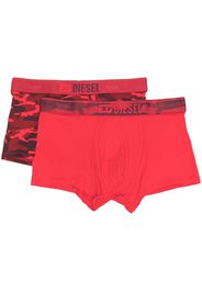 Diesel logo-print boxers - Rosso