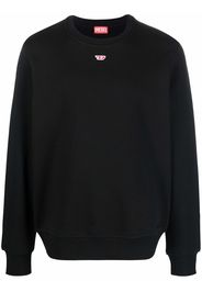 Diesel patch cotton sweatshirt - Nero