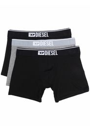 Diesel logo-waist boxers (set of three) - Nero