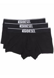 Diesel logo-waist boxers (set of three) - Nero