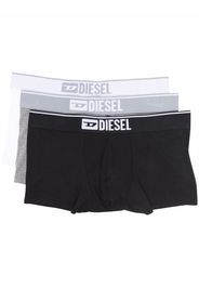 Diesel logo-waist boxers (set of three) - Nero