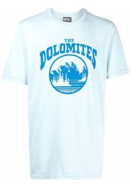 Diesel graphic-print short-sleeved T-shirt - Blu