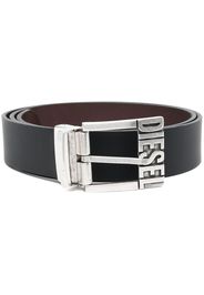 Diesel Cintura con logo - Nero