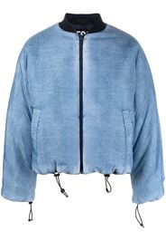 Diesel Bomber in stile denim - Blu