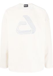 Diesel graphic-print cotton sweatshirt - Toni neutri