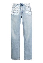 Diesel Jeans con strappi a vita media - Blu