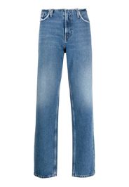 Diesel mid-rise straight leg jeans - Blu