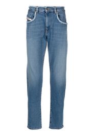 Diesel Jeans dritti con vita media - Blu