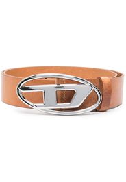 Diesel logo-buckle belt - Marrone