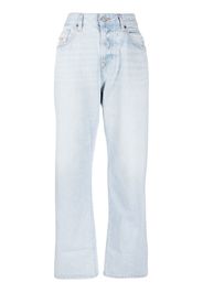 Diesel 1999 cropped straight-leg jeans - Blu