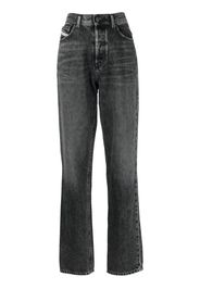 Diesel 1956 straight-leg cropped jeans - Grigio
