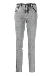 Diesel 2015 acid-wash straight-leg jeans - Grigio